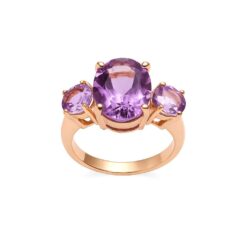Anel Triologia Ametista