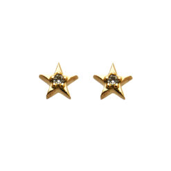 Brinco Estrela cravejado Diamante