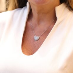 Gargantilha Coração Diamantes