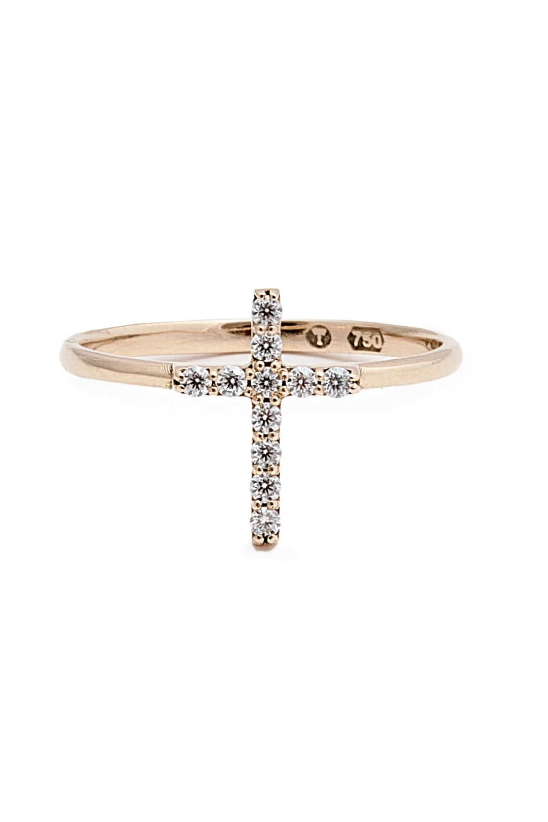 Anel Cruz Diamante - Imagem 3