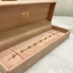 Pulseira Bebê Bolinha Ouro
