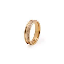 Aliança Unique com Diamantes