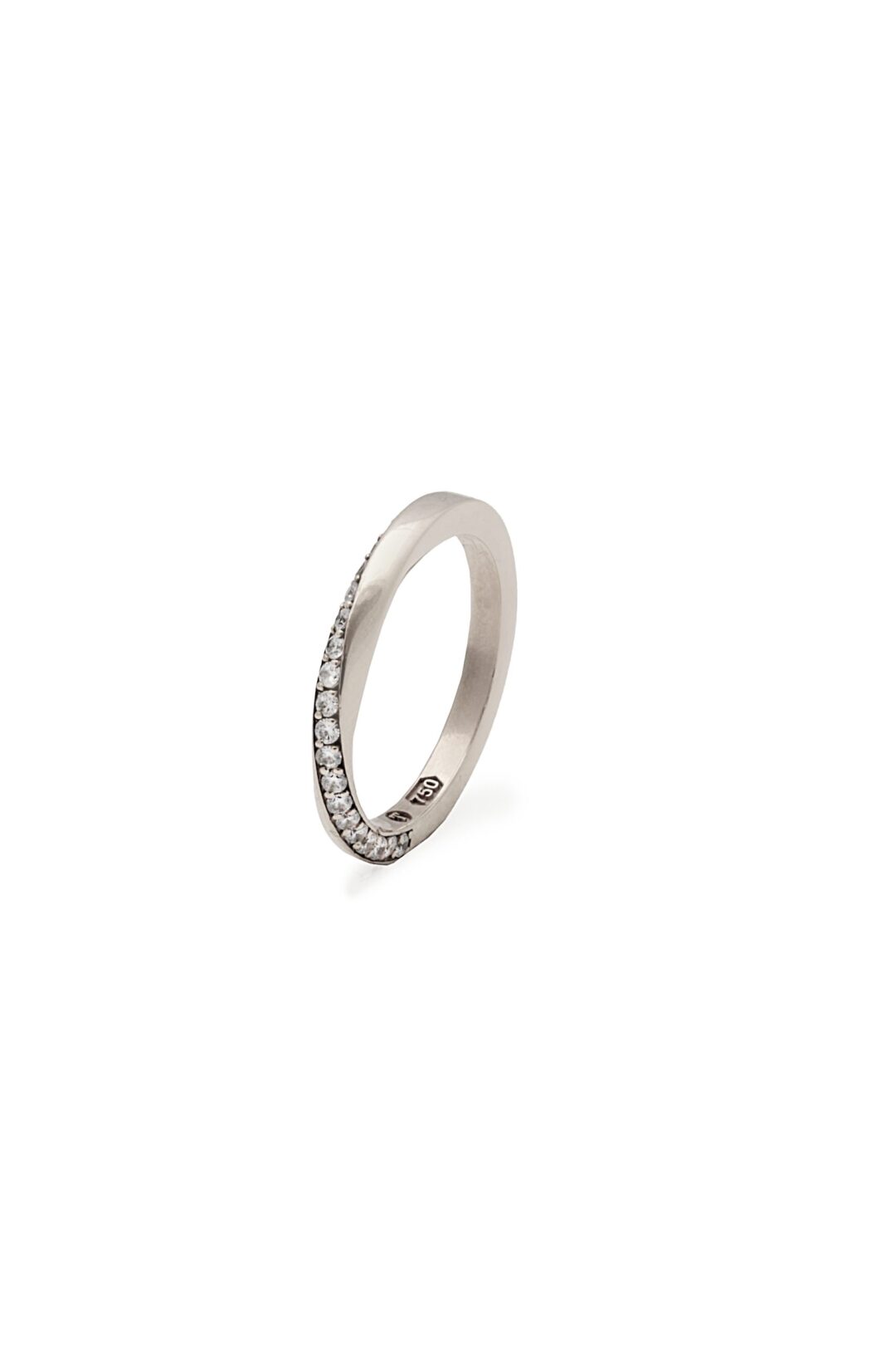 Aliança Loop com Diamantes - Imagem 3