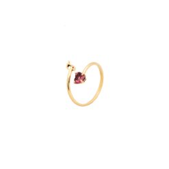 Anel Love Me Turmalina Rosa