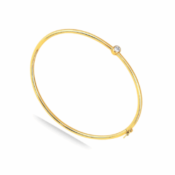 Bracelete Fio com Diamante Central