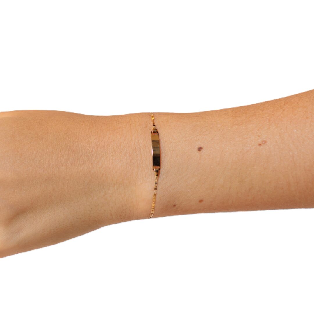 Pulseira Plaquinha Groumet Palitinho - Imagem 2