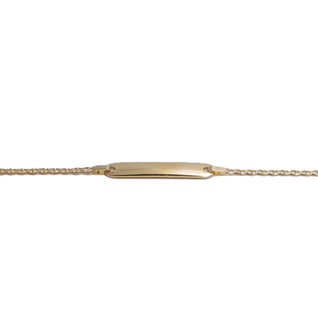 Pulseira Plaquinha Groumet Palitinho