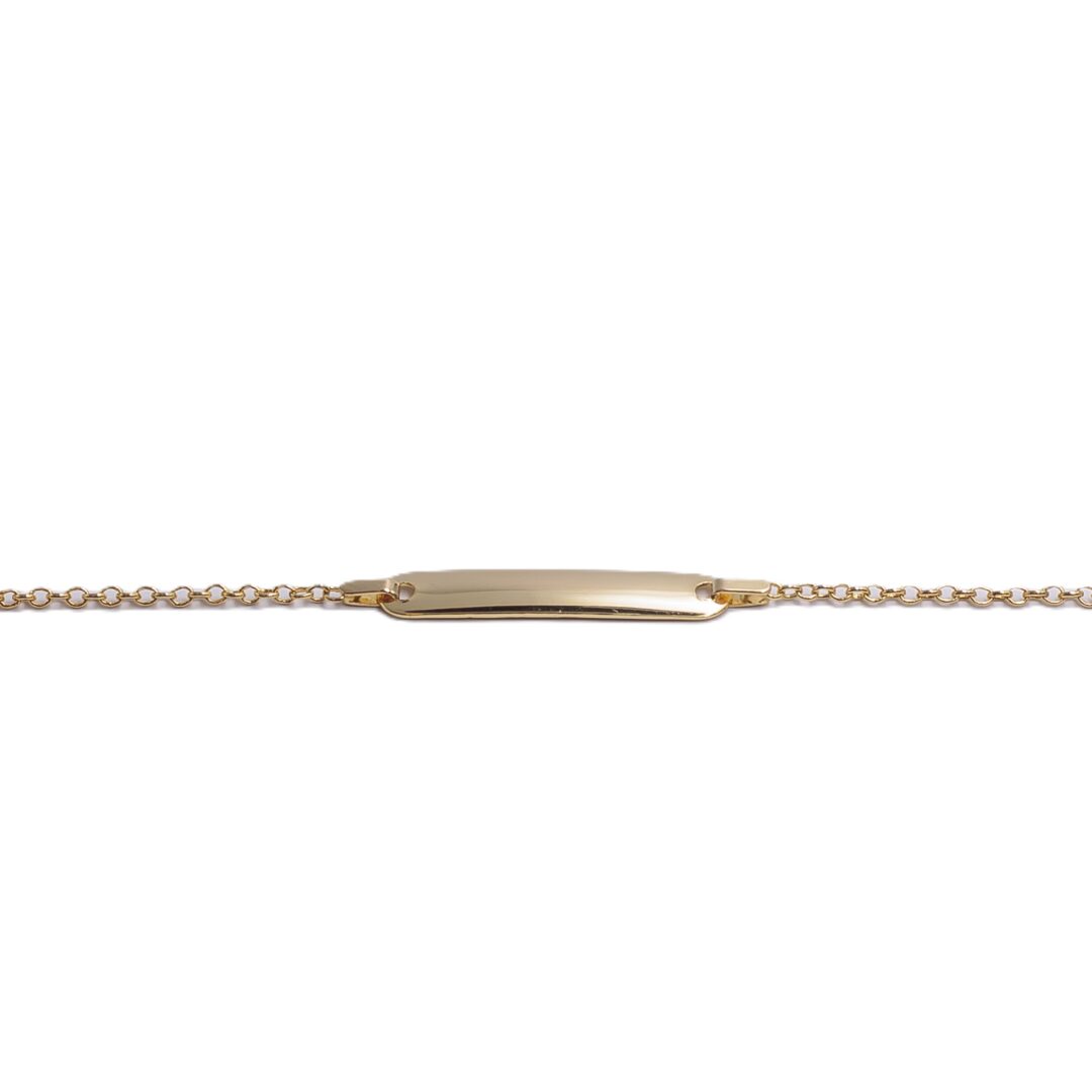 Pulseira Plaquinha Elo Português
