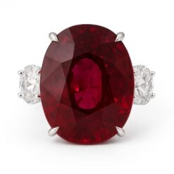 Anel Rubilita com diamantes