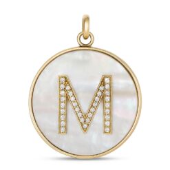 Pingente Madrepérola Inicial