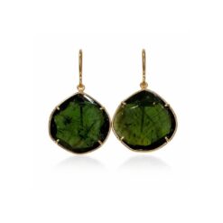 Brinco Turmalina Verde