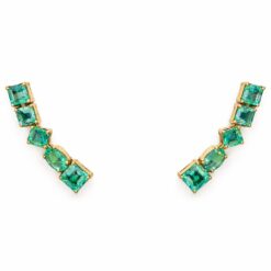 Brinco Earcuff Esmeraldas