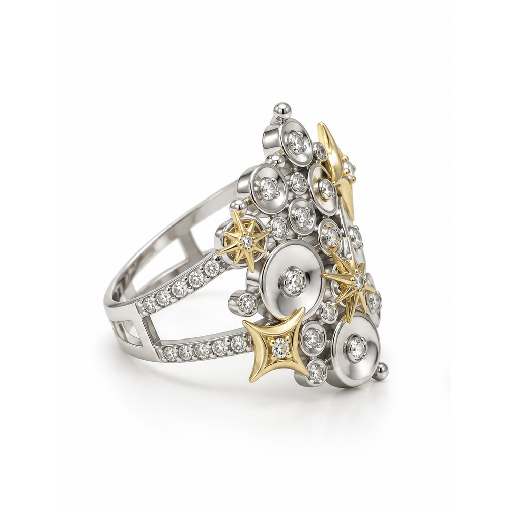 Anel Acquedotto Formes Stella Luce Grande - Imagem 2